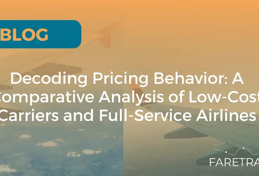 FareTrack’s pricing behavioral analysis